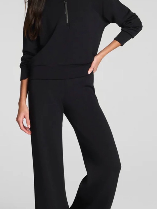 SPANX Pants - SPANX Black Wide Leg Knit Pull-On Pants